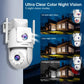 Caméra De Surveillance Extérieure Double Objectif WiFi PTZ