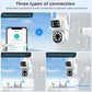 Caméra De Surveillance Extérieure PTZ WiFi Double Objectif 4K