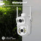 Caméra De Surveillance Wi-Fi PTZ Double Objectif 4K